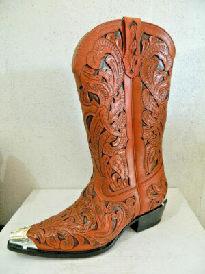 Pre-owned Miguel Custom Boots Cowboy 